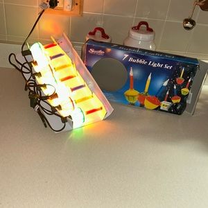 Vintage bubble light set